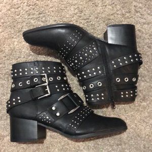 Studded booties